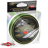 Плетеный шнур Mikado NIHONTO OCTA BRAID 0,18 green (150 м) - 16.40 кг.
