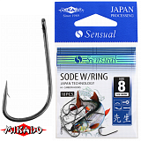 Крючки Mikado SENSUAL - SODE W/RING № 12 BN (с ушком)