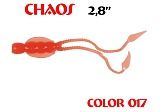 силиконовая приманка Chaos 2.8"/70mm  цвет 017-Pinky  запах Fish  (уп.-8шт.)