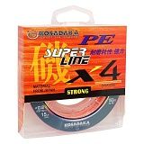 Kosadaka Super PE X4 Orange 0,30 мм (150 м) 21,8 кг