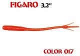 силиконовая приманка Figaro 3.2"/80mm  цвет 017-Pinky  запах Fish  (уп.-8шт.)